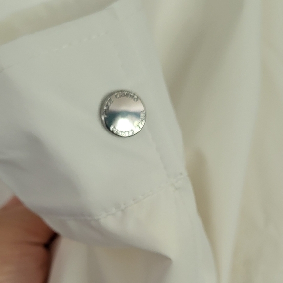 Vince Camuto Wind & Rain Resistant Longline Rain Jacket - Picture 7 of 15